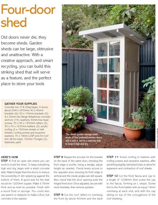 Better Homes and Gardens – Four-Door Shed